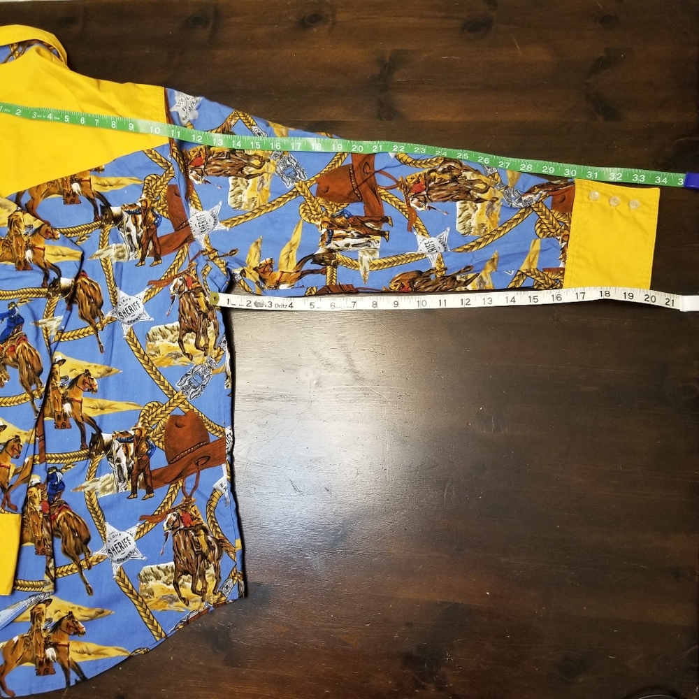 Handmade Western Cowboy Shirt, extra large - Picture 10 of 11